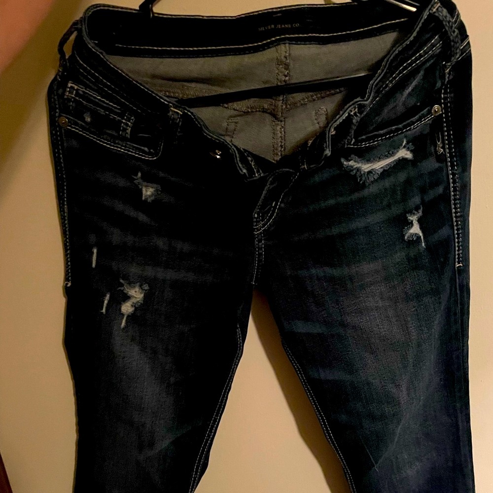 Silver Suki capris